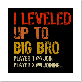 I leveled Up To Big Bro Player 2 Joining... Posters and Art